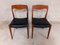 Vintage Scandinavian Teak Chairs in the Style of Niels Otto Moller, 1950s, Set of 2 4