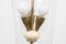 Lampe aus Messing & Glas, 1950er 6