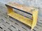 Mustard Yellow Brocante Bench and Side Table 6
