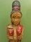 Large Eastern Lady Statue in Painted Wood 18