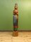 Large Eastern Lady Statue in Painted Wood 1