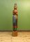 Large Eastern Lady Statue in Painted Wood, Image 1