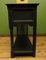 Console Side Table in Black Painted Oak with Drawers and Natural Oak Top, 1930s, Image 11