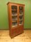 Vintage Lockable Display Cabinet in Glazed Oak with Adjustable Shelves 8