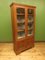 Vintage Lockable Display Cabinet in Glazed Oak with Adjustable Shelves, Image 8