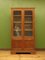 Vintage Lockable Display Cabinet in Glazed Oak with Adjustable Shelves 1