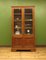 Vintage Lockable Display Cabinet in Glazed Oak with Adjustable Shelves 2