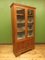 Vintage Lockable Display Cabinet in Glazed Oak with Adjustable Shelves 10