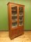Vintage Lockable Display Cabinet in Glazed Oak with Adjustable Shelves, Image 10