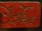 Antiker chinesischer rot lackierter Konsolentisch 9