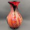 Italienische Vase aus Murano Glas, 1950 3