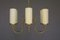 Brass and Opal Glass Tubes, Germany, 1940s, Image 1