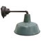 Lámparas de pared industriales vintage de hierro fundido esmaltadas, Imagen 1