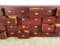 Antique English Bank of Drawers 5