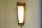 Majora Opal Glass on Brass Wall Lamp by Wilhelm Wagenfeld for Wagenfeld 8