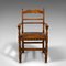 Antique English Oak Dining Chairs, 1910s, Set of 8 1