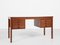 Mid-Century Danish Compact Desk in Teak with 6 Drawers, 1960s, Image 1