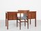 Mid-Century Danish Compact Desk in Teak with 6 Drawers, 1960s, Image 2