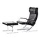 Berlin Lounge Chair with Footstool by Meinhard Gerkan for Walter Knoll, 1970s, Set of 2, Image 1