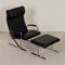 Berlin Lounge Chair with Footstool by Meinhard Gerkan for Walter Knoll, 1970s, Set of 2 2