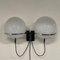 Tolkien ‘Lord of the Rings’ Wall Lamp with Two Morning Mist Glass Balloons by Raak, 1970s 3