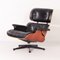 Lounge Chair with Ottoman by Charles & Ray Eames for Vitra, 1990s, Set of 2, Image 6