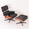 Sessel mit Fußhocker von Charles & Ray Eames für Vitra, 1990er, 2er Set 4