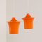 Orange Opal Glass B-1204 Pendants by the Raak Design Team for Raak, 1960s, Image 3