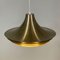 Gold Coloured Danish Hanging Lamp with 5 Layers, 1970s, Image 7