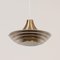Gold Coloured Danish Hanging Lamp with 5 Layers, 1970s, Image 6