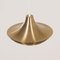 Gold Coloured Danish Hanging Lamp with 5 Layers, 1970s 8