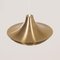 Gold Coloured Danish Hanging Lamp with 5 Layers, 1970s, Image 8