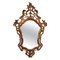 Specchio Rococò dorato intagliato a mano, Italia, Immagine 1