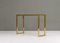 Italian Console Table in Brass and Glass by Nanda Vigo, 1970 5