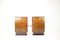 Mirror Cabinet and Bedside Tables by Jindřich Halabala, 1950s, Set of 3 13