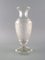 Art Deco French Clear Crystal Glass Vase, 1930s, Image 2