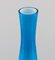 Grands Vases Turquoise de Kastrup Glas, Danemark, Set de 2 3