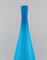Large Danish Vases in Turquoise from Kastrup Glas, Set of 2, Image 4