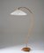 Swedish Modern Floor Lamp in Rattan 2