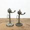 Pewter Oil Lamps, 1820s, Set of 2, Image 2