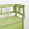 Green Antique Hungarian Settle Bench, Image 7