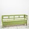 Green Antique Hungarian Settle Bench 1