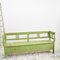 Green Antique Hungarian Settle Bench 2