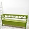 Hungarian Lime Green Bench, 1920s 2