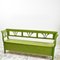 Hungarian Lime Green Bench, 1920s 1