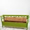 Hungarian Lime Green Bench, 1920s 3