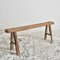 Antique Elm Rustic Pig Bench Model AR, Image 2