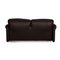 Dark Brown Leather Maralunga Loveseat Sofa from Cassina, Image 8