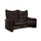 Dark Brown Leather Maralunga Loveseat Sofa from Cassina, Image 3