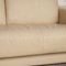 Cream Leather 3400 2-Seat Sofa by Rolf Benz 3